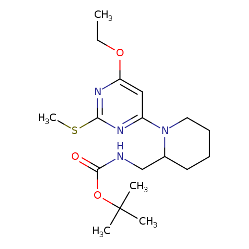 [1-(6-Ethoxy-2-methylsulfanyl-pyrimidin-4-yl)-piperidin-2-ylmethyl]-carbamic acid tert-butyl ester