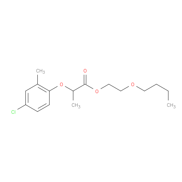 Propanoic acid, 2-(4-chloro-2-methylphenoxy)-, 2-butoxyethyl ester
