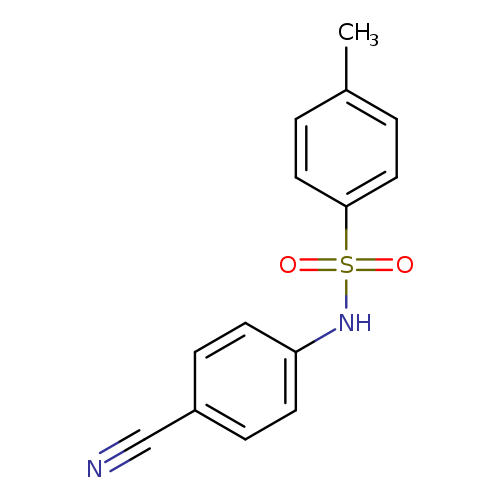 N-​(4-​cyanophenyl)​-​4-​methyl-Benzenesulfonamide