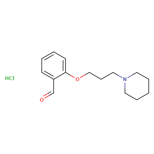 2-[3-(1-Piperidinyl)propoxy]benzaldehyde hydrochloride