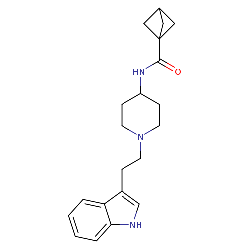 N-{1-[2-(1H-indol-3-yl)ethyl]piperidin-4-yl}bicyclo[1.1.1]pentane-1-carboxamide