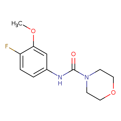 N-(4-fluoro-3-methoxyphenyl)morpholine-4-carboxamide