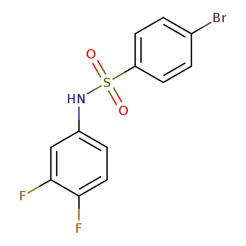 4-bromo-N-(3,4-difluorophenyl)benzenesulfonamide