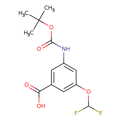 3-{[(tert-butoxy)carbonyl]amino}-5-(difluoromethoxy)benzoicacid