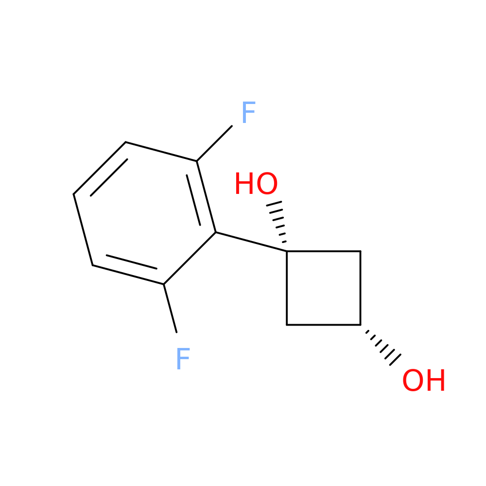 (1s,3s)-1-(2,6-difluorophenyl)cyclobutane-1,3-diol