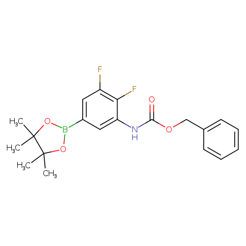 benzyl N-[2,3-difluoro-5-(tetramethyl-1,3,2-dioxaborolan-2-yl)phenyl]carbamate