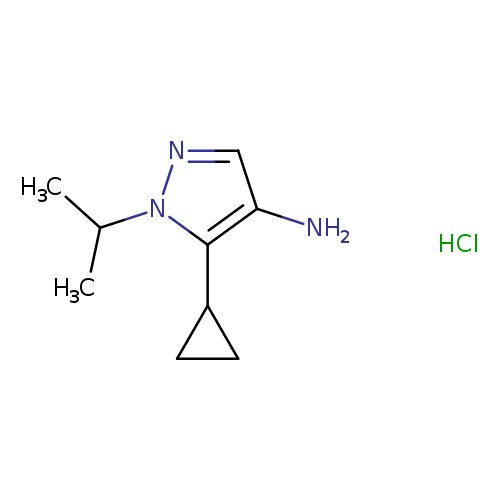 5-cyclopropyl-1-(propan-2-yl)-1H-pyrazol-4-amine hydrochloride
