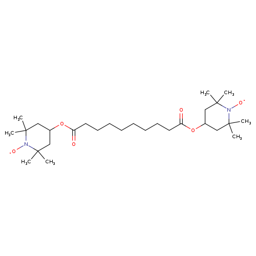 1-Piperidinyloxy,4,4'-[(1,10-dioxo-1,10-decanediyl)bis(oxy)]bis[2,2,6,6-tetramethyl-
