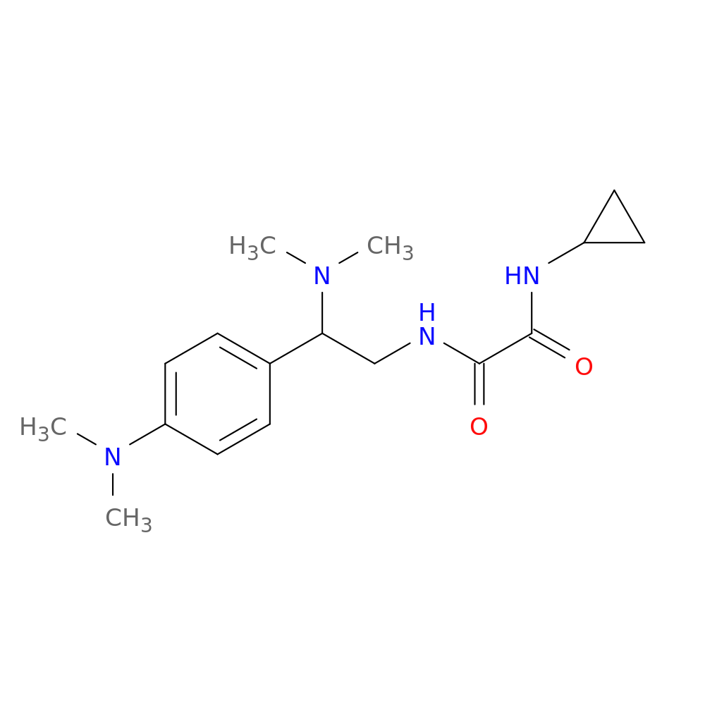 N-cyclopropyl-N'-[2-(dimethylamino)-2-[4-(dimethylamino)phenyl]ethyl]ethanediamide