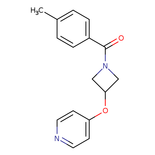 4-{[1-(4-methylbenzoyl)azetidin-3-yl]oxy}pyridine