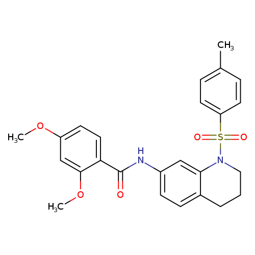 2,4-dimethoxy-N-[1-(4-methylbenzenesulfonyl)-1,2,3,4-tetrahydroquinolin-7-yl]benzamide