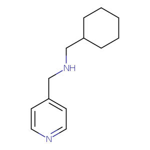 (cyclohexylmethyl)(pyridin-4-ylmethyl)amine