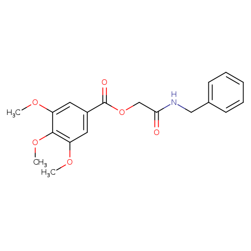 (benzylcarbamoyl)methyl 3,4,5-trimethoxybenzoate