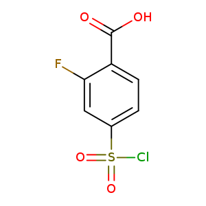4-(chlorosulfonyl)-2-fluorobenzoic acid