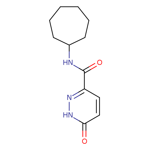 N-cycloheptyl-6-oxo-1,6-dihydropyridazine-3-carboxamide
