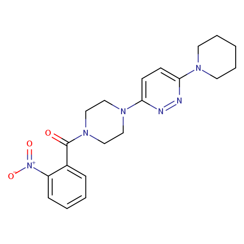 3-[4-(2-nitrobenzoyl)piperazin-1-yl]-6-(piperidin-1-yl)pyridazine