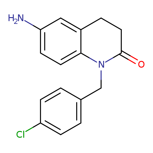 6-amino-1-[(4-chlorophenyl)methyl]-1,2,3,4-tetrahydroquinolin-2-one