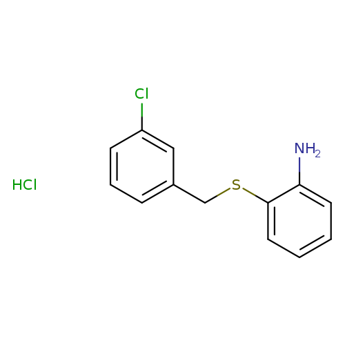 {2-[(3-chlorobenzyl)thio]phenyl}amine hydrochloride