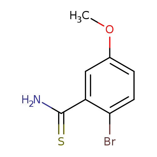 2-bromo-5-methoxybenzene-1-carbothioamide