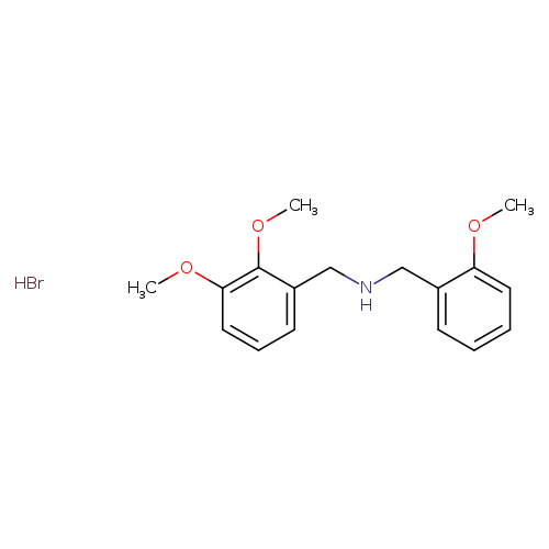 (2,3-dimethoxybenzyl)(2-methoxybenzyl)amine hydrobromide