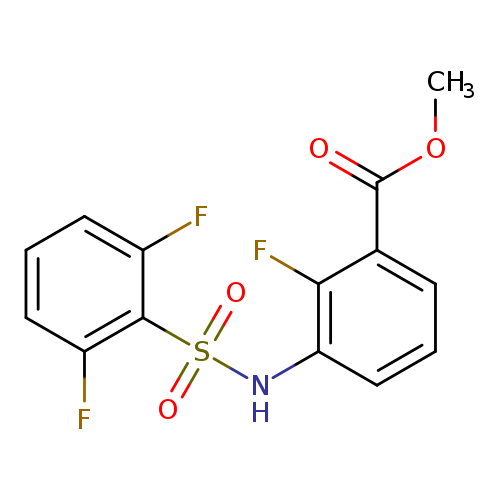 Benzoic acid, 3-[[(2,6-difluorophenyl)sulfonyl]amino]-2-fluoro-, methyl ester