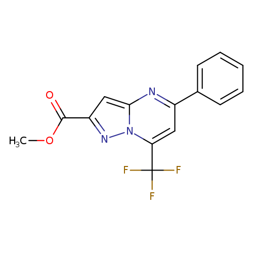 Methyl 5-phenyl-7-(trifluoromethyl)pyrazolo[1,5-a]pyrimidine-2-carboxylate