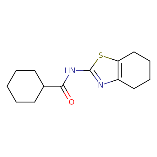 N-(4,5,6,7-tetrahydro-1,3-benzothiazol-2-yl)cyclohexanecarboxamide