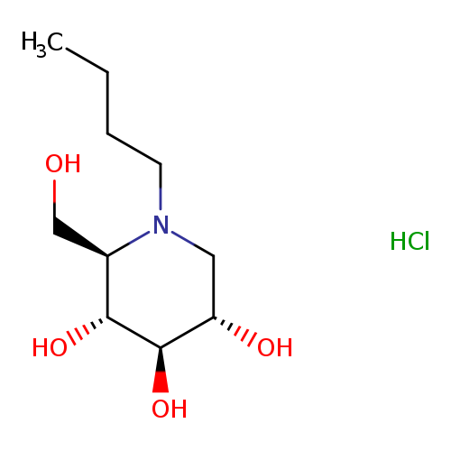 N-Butyldeoxynojirimycin·HCl