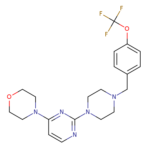 4-[2-(4-{[4-(trifluoromethoxy)phenyl]methyl}piperazin-1-yl)pyrimidin-4-yl]morpholine