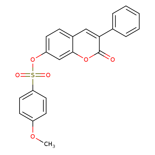 2-oxo-3-phenyl-2H-chromen-7-yl 4-methoxybenzene-1-sulfonate