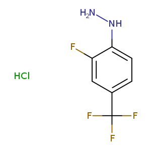 (2-Fluoro-4-(trifluoromethyl)phenyl)hydrazine hydrochloride