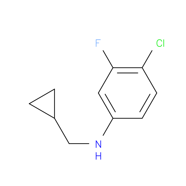 4-Chloro-n-(cyclopropylmethyl)-3-fluoroaniline