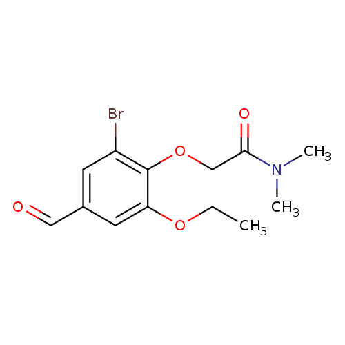 2-(2-bromo-6-ethoxy-4-formylphenoxy)-N,N-dimethylacetamide