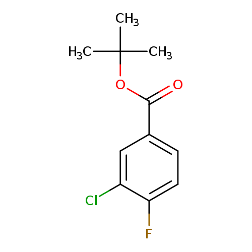 Benzoic acid, 3-chloro-4-fluoro-, 1,1-dimethylethyl ester