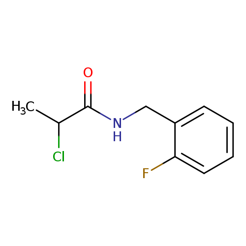 2-Chloro-n-[(2-fluorophenyl)methyl]propanamide
