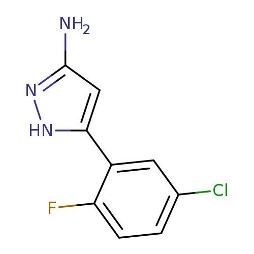 5-(5-chloro-2-fluorophenyl)-1H-pyrazol-3-amine