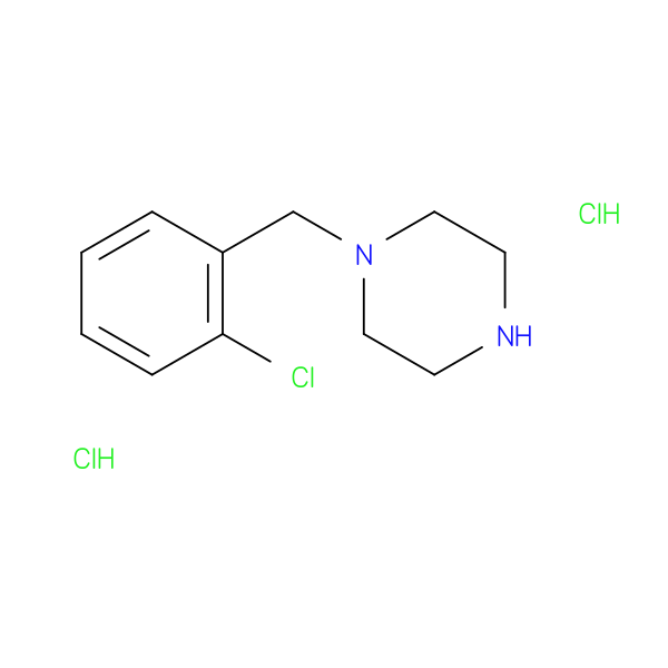 Piperazine, 1-[(2-chlorophenyl)methyl]-, hydrochloride (1:2)