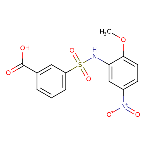 3-[(2-methoxy-5-nitrophenyl)sulfamoyl]benzoic acid