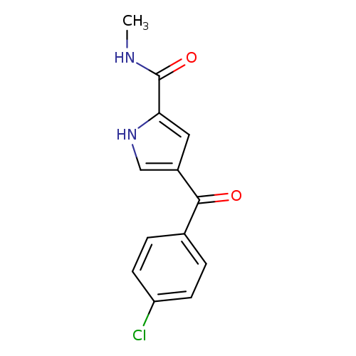 4-(4-chlorobenzoyl)-N-methyl-1H-pyrrole-2-carboxamide