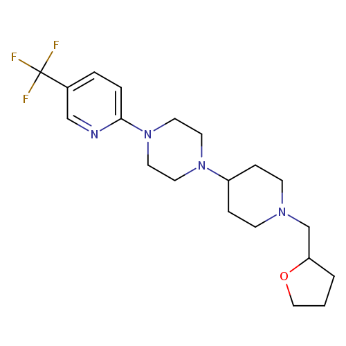 1-{1-[(oxolan-2-yl)methyl]piperidin-4-yl}-4-[5-(trifluoromethyl)pyridin-2-yl]piperazine