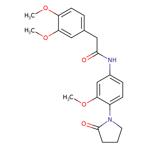 2-(3,4-dimethoxyphenyl)-N-[3-methoxy-4-(2-oxopyrrolidin-1-yl)phenyl]acetamide