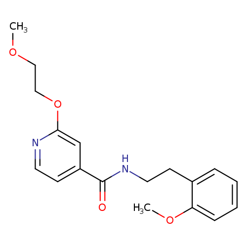 2-(2-methoxyethoxy)-N-[2-(2-methoxyphenyl)ethyl]pyridine-4-carboxamide