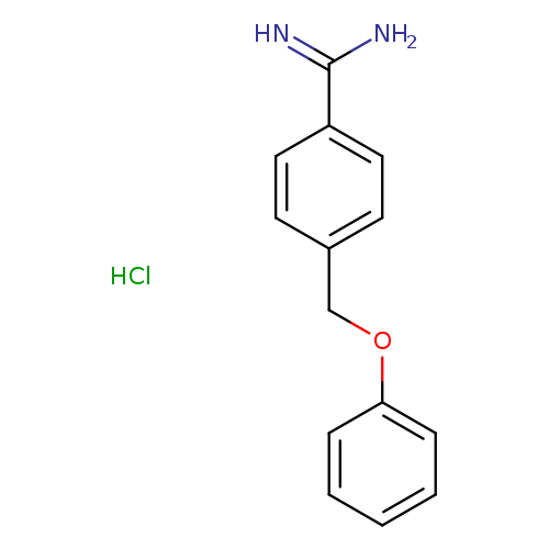 4-(phenoxymethyl)benzene-1-carboximidamide hydrochloride