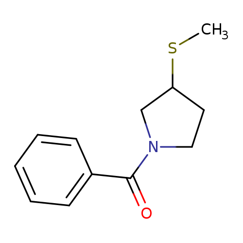 1-benzoyl-3-(methylsulfanyl)pyrrolidine