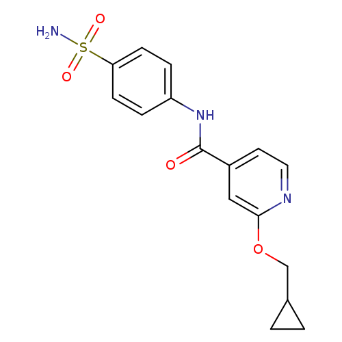 2-(cyclopropylmethoxy)-N-(4-sulfamoylphenyl)pyridine-4-carboxamide
