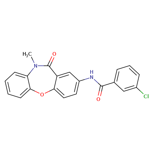 3-chloro-N-{9-methyl-10-oxo-2-oxa-9-azatricyclo[9.4.0.0^{3,8}]pentadeca-1(11),3(8),4,6,12,14-hexaen-13-yl}benzamide