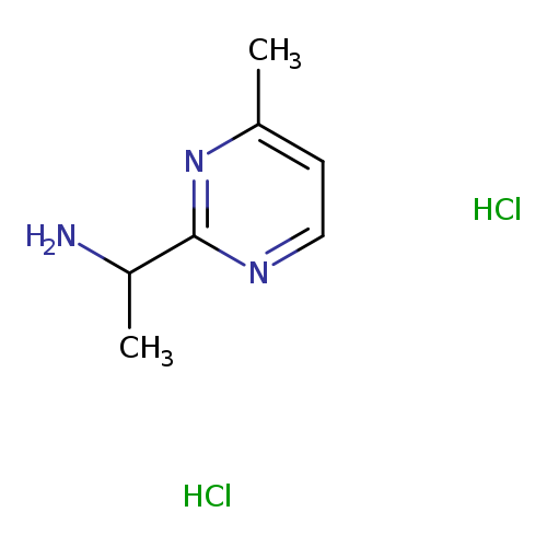 1-(4-methylpyrimidin-2-yl)ethan-1-amine dihydrochloride
