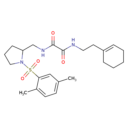 N'-[2-(cyclohex-1-en-1-yl)ethyl]-N-{[1-(2,5-dimethylbenzenesulfonyl)pyrrolidin-2-yl]methyl}ethanediamide