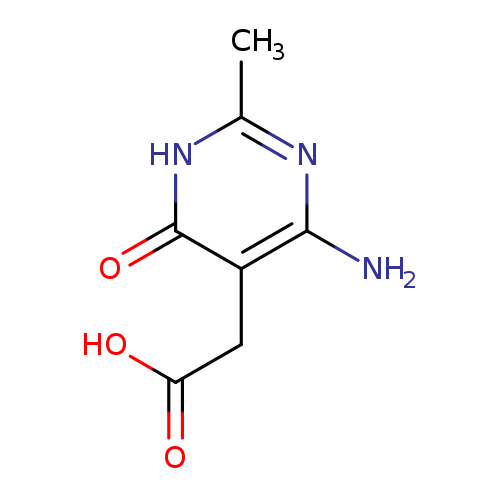 2-(4-Amino-2-methyl-6-oxo-1,6-dihydropyrimidin-5-yl)acetic acid