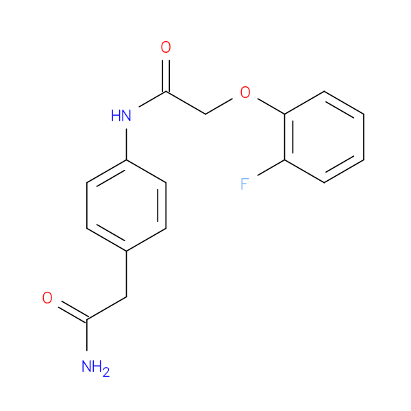 N-[4-(carbamoylmethyl)phenyl]-2-(2-fluorophenoxy)acetamide
